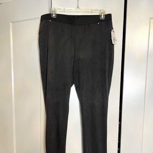 NWT Calvin Klein High Waisted Faux Suede Leggings